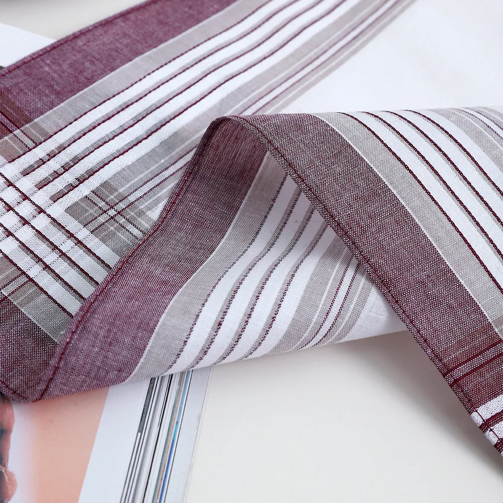 12 قطعة الرجال القطن الخالص 40 سنتيمتر منقوشة الجزء نمط ضوء اللون منديل دعوى الزفاف جيب منشفة اليد