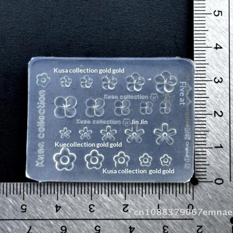 

[ZYAS]3D Silicone Nail Mold Flower Design DIY Manicure Template Carving Nail Art Tools DIY Manicure