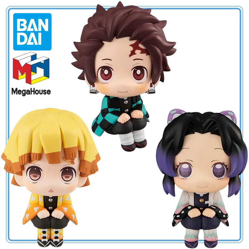 

BANDAI MegaHouse Original Look Up Demon Slayer: Kimetsu no Yaiba Agatsuma Zenitsu - Kamado Tanjiro - Kochou Shinobu аниме мультфильм подарки игрушка