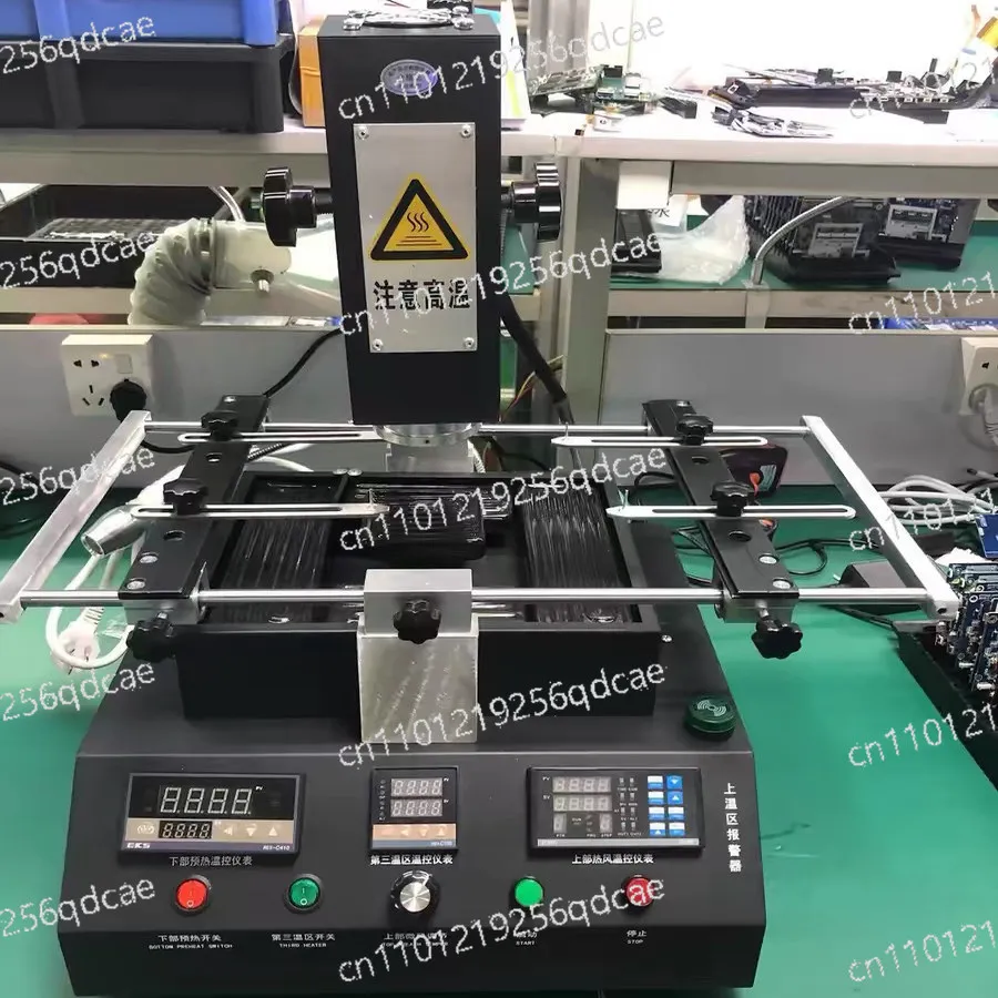 Temperature control curve BGA rework table, infrared three temperature zone, welding table, dismantling table BGA chip welding