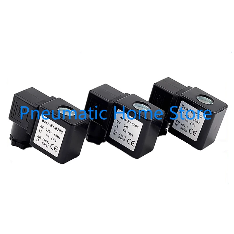 Solenoid Valve Coil High-Quality Solenoid Valve Copper Coil 12VDC 24VDC AC220V Inner Diameter 13mm Height 41mm Best-Nr.0200