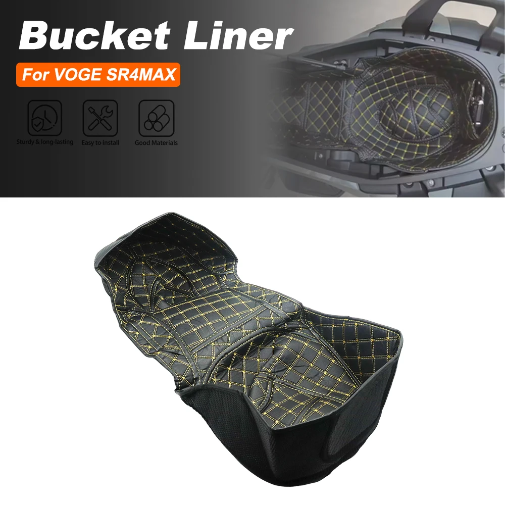 For VOGE SR4MAX SR4-MAX SR4 MAX Motorcycle Accessories Seat Bucket Liner Cushion Storage Luggage Box Liner Pad