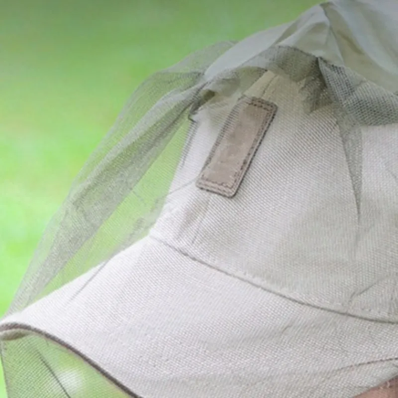 Fishing Anti Mosquito Insect Hat Fishing Hat Bug Mesh Head Net Face Protector Camping Sunshade Hats Outdoor Travel Camping