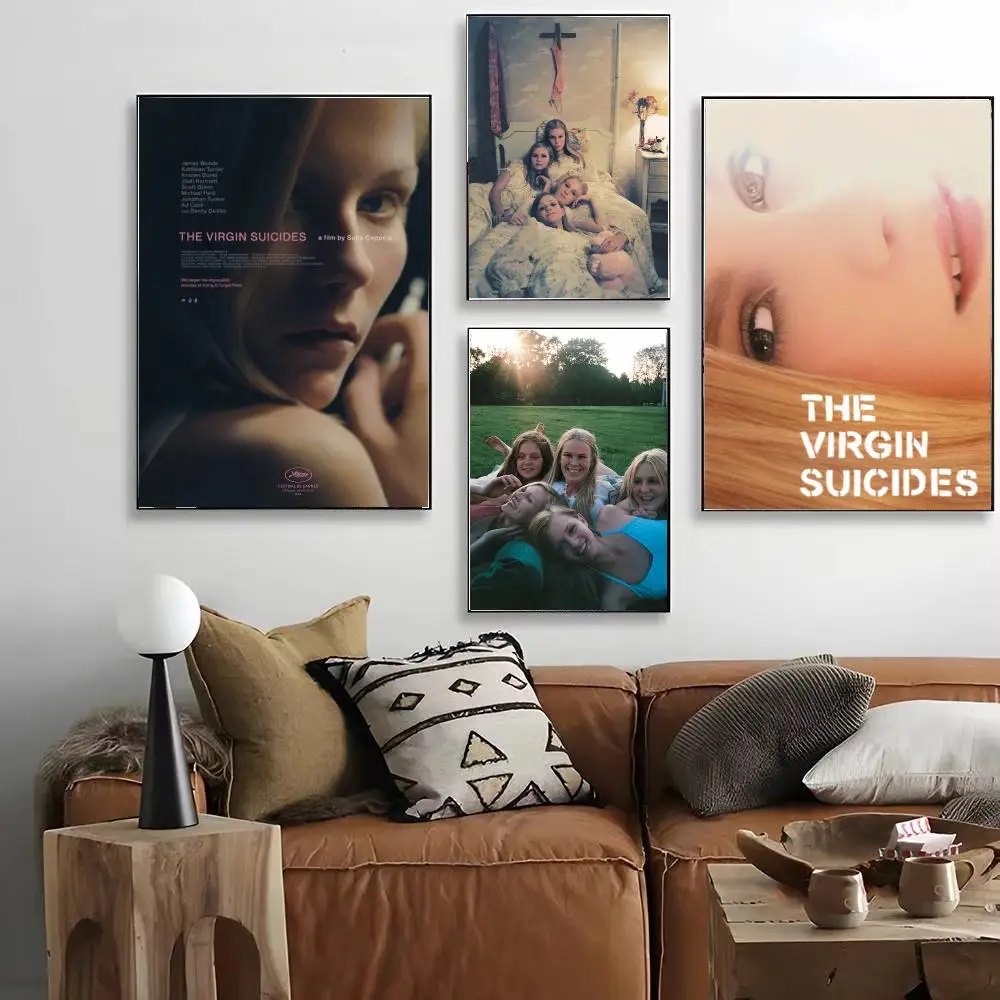 Movie T-The Virgin Suicides Poster HD Art Decorative Wall Art Waterproof Home Décor for Living Room Bedroom Café Stylish Gift