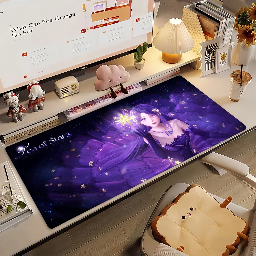 Game Infinity N-Nikki Mauspad, rutschfeste Gummi-Gamer-Balance-Computermatte, Dekoration, Schreibtischunterlage, Laptop, Büro, groß