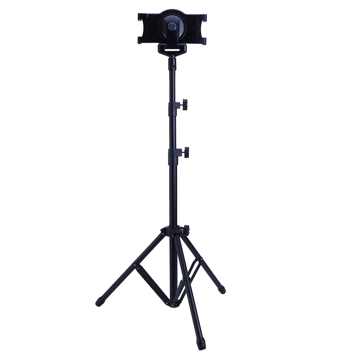 

Tablet Stand Holder Tripod Mount Adjustable Rotating Compatible Extendable 66cm to 146cm Sturdy Anti Slip Tablet Bracket