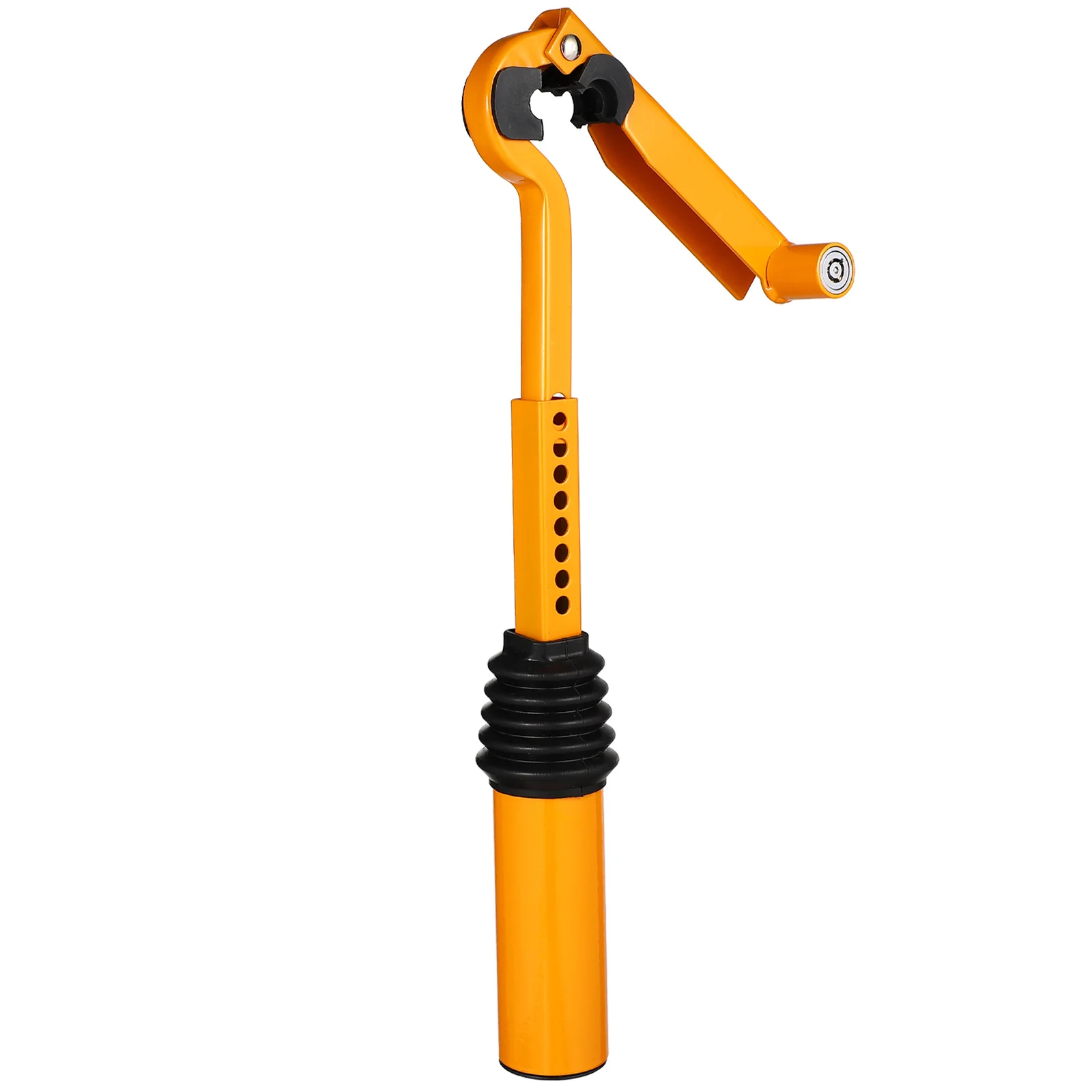 

1pc Durable Steel Handbrake Car Anti-Theft Device Reliable Automobile Gear Stick Crook Lock Replacement Practical Vehicle