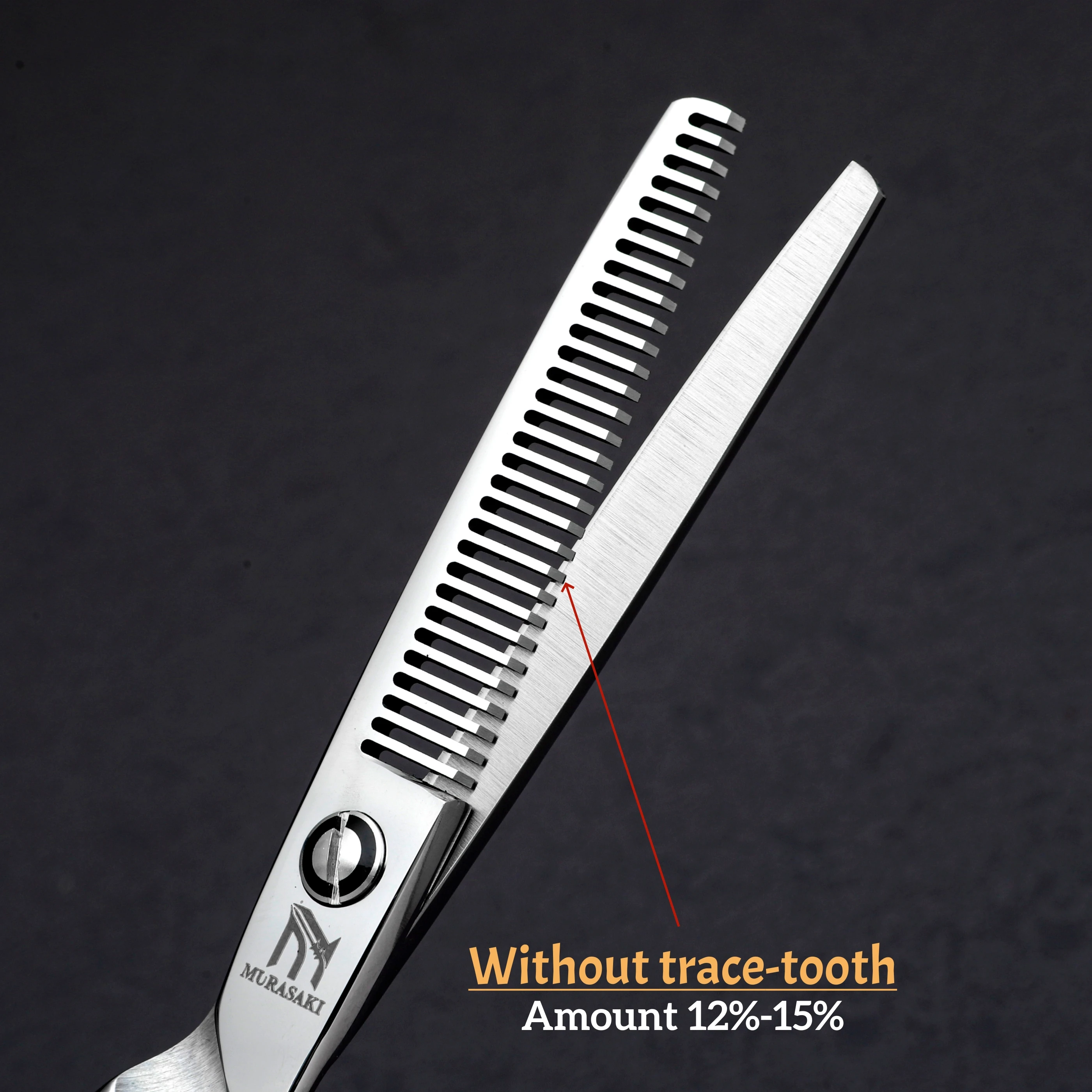 MURASAKI Professionelle Friseurschere, Friseurschere aus 440C-Stahl, 6-Zoll-Haarschneidewerkzeuge, hochwertiges Friseurzubehör – Detail 7