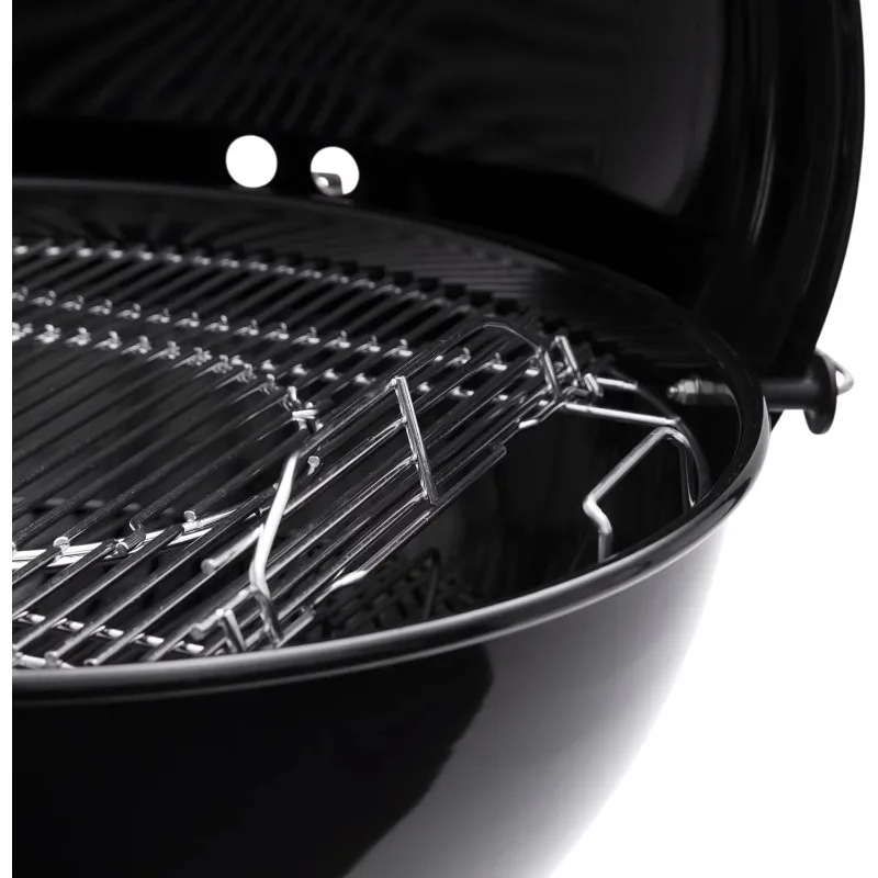 22-Inch Original Camping Garden Grill Outdoor Premium Charcoal Grill with Wheels
