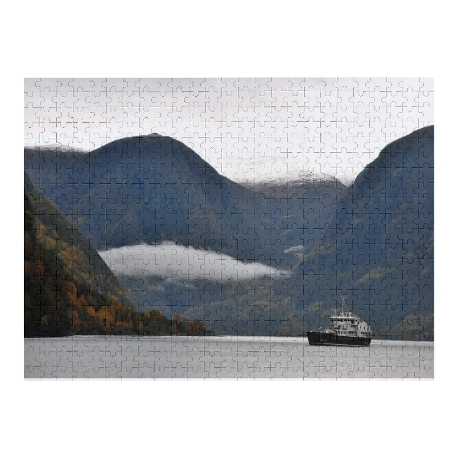 

Aurlandsfjord Flam Norwegian Fjord Norway Jigsaw Puzzle Personalised Jigsaw Custom Child Gift Puzzle