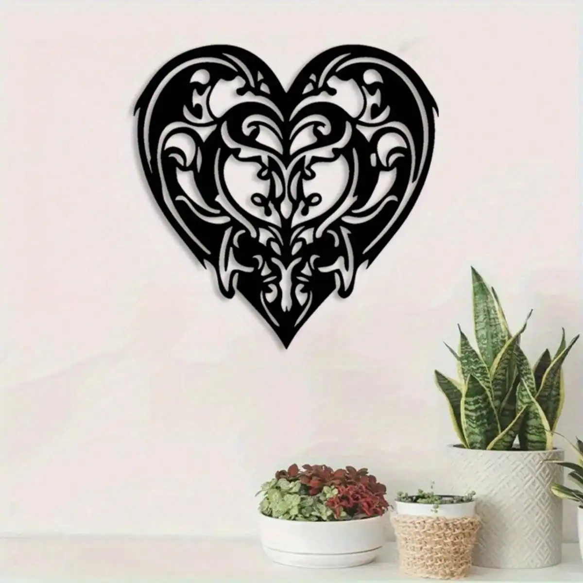 Vintage Fish Pair Iron Wall Art Love Symbol Metal Decor Rustproof Hanging Wedding Anniversary Valentine Romantic Couple Ornament