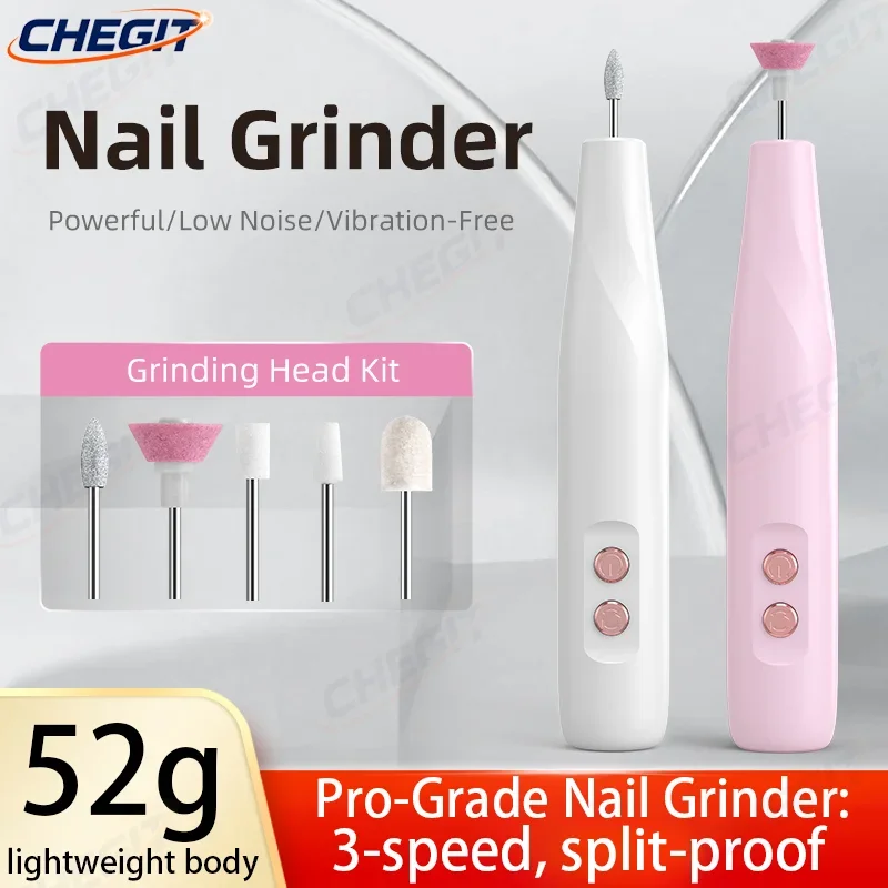 Set trapano elettrico per unghie per rimozione gel acrilico e lucidatura delle unghie Kit manicure pedicure per la casa con punte multiple