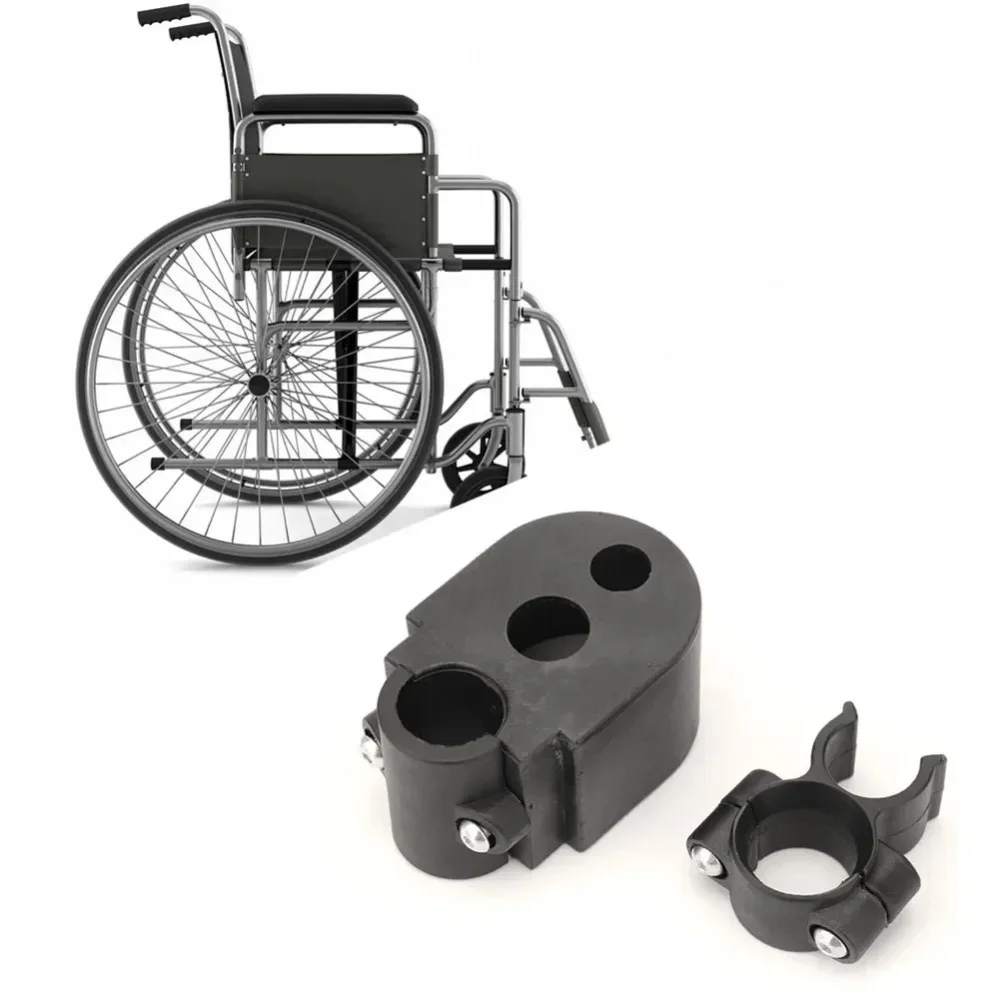 

Wheelchair Walking Stick Rack Bracket Fixed Adjustable Crutch Holder Elderly Walker Electric Scooter Assisted Tools Accessories