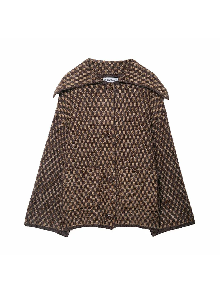 

Women 2025 Autumn New Sweater Cardigan Coat Women Fashion Casual Elegant Long Sleeve Knitted Tops Outerwears Pull Femme