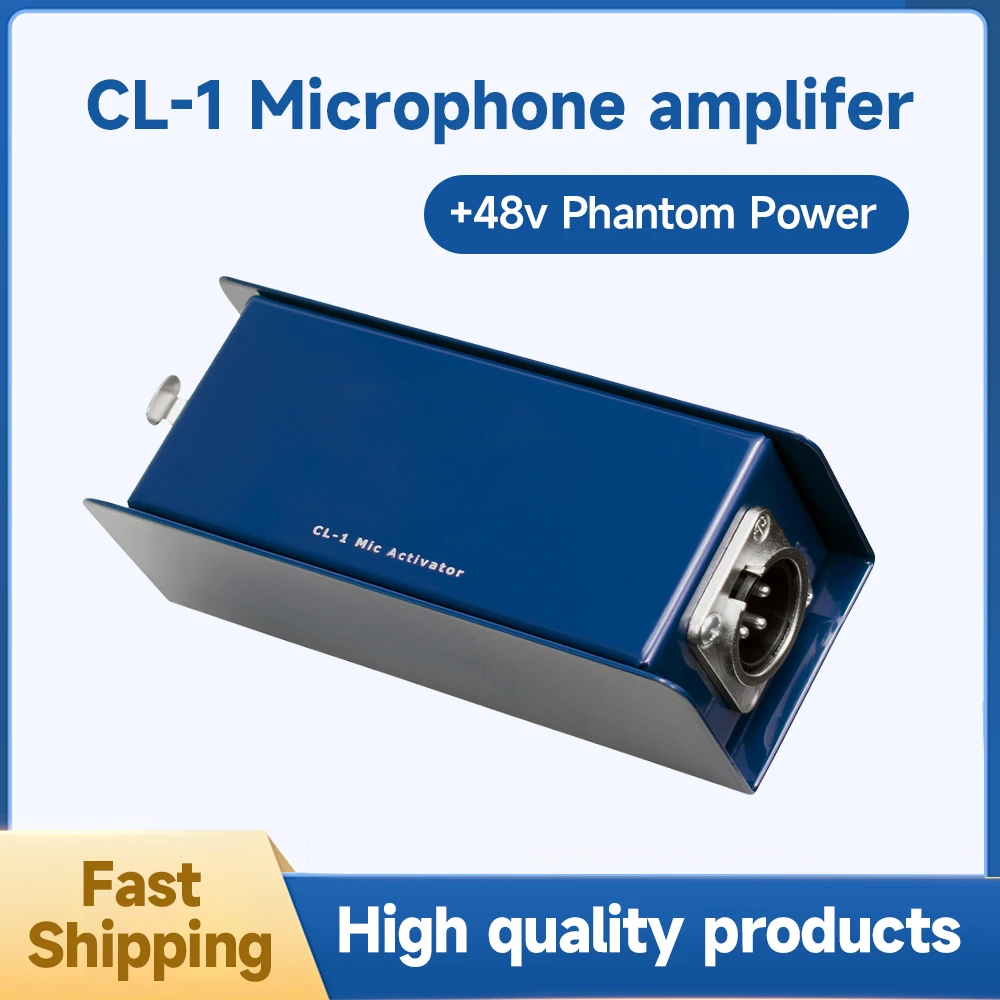 CL-1ไมโครโฟน Activator ไมโครโฟนลำโพงรับ preamp สำหรับริบบิ้น Passive ใช้อำนาจ Phantom