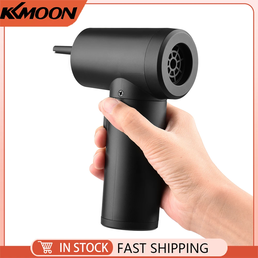 

Cordless Electric Air Duster 2-in-1 Dust Blowing Device with LED Light Powerful 50000RPM Rechargeable Dust Blower Air Pump Tools