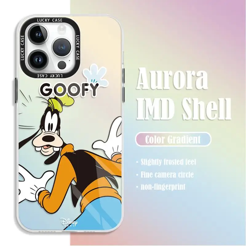 Goofy Saisy Donald Duck Pluto Phone Case for Redmi Note 12 11 Pro Plus 10 9 9S 8 12C 9A 9C POCO X3 NFC Iridescent Funda