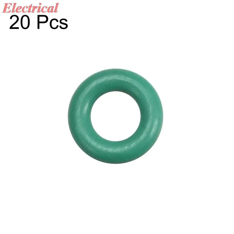 Fluorine Rubber O Rings, 5.5mm OD, 2.5mm ID 1.5mm Width, Seal Gasket Green