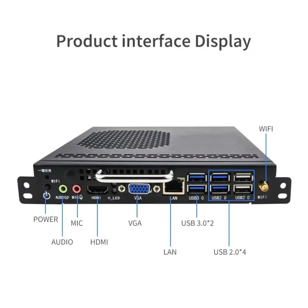 I3 I5 I7 manufacturer produces mini handheld computer OPS dual-core processor, suitable for Windows Android media player,