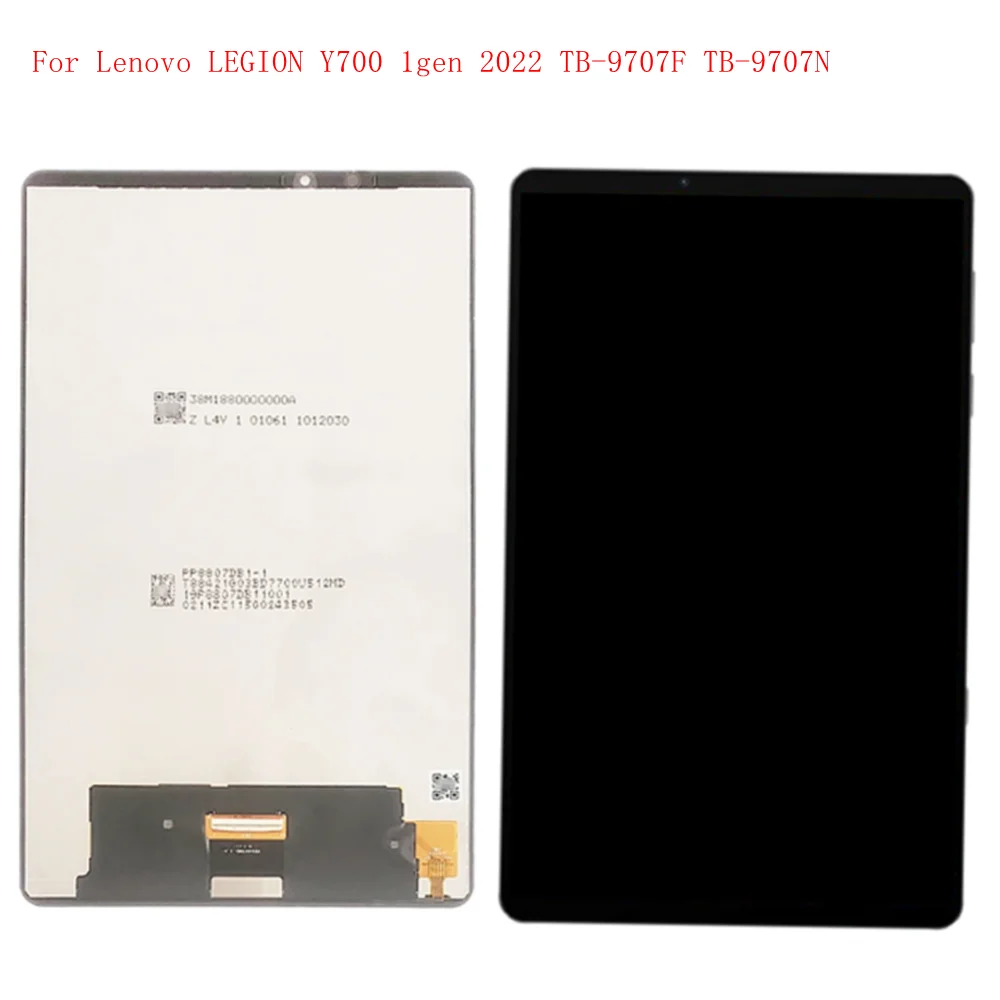For Lenovo Legion Y700 2022 Gen 1 TB-9707F TB-9707N 9707 lcd screen digitizer touch glass full set