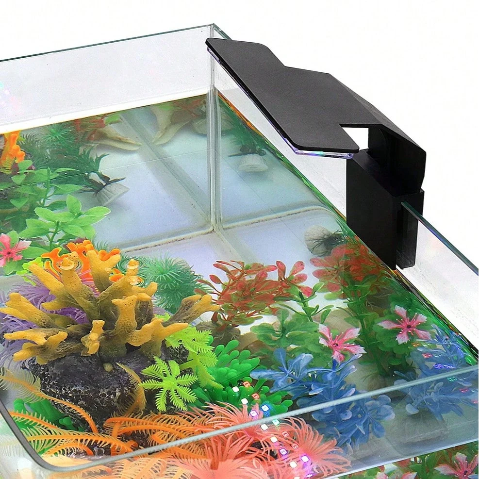 1pcs Fish Tank Light, Aquarium Light - 10 Brightness Levels And 3 Lighting Modes - Suitable For Freshwater/Saltwater Fish Tanks