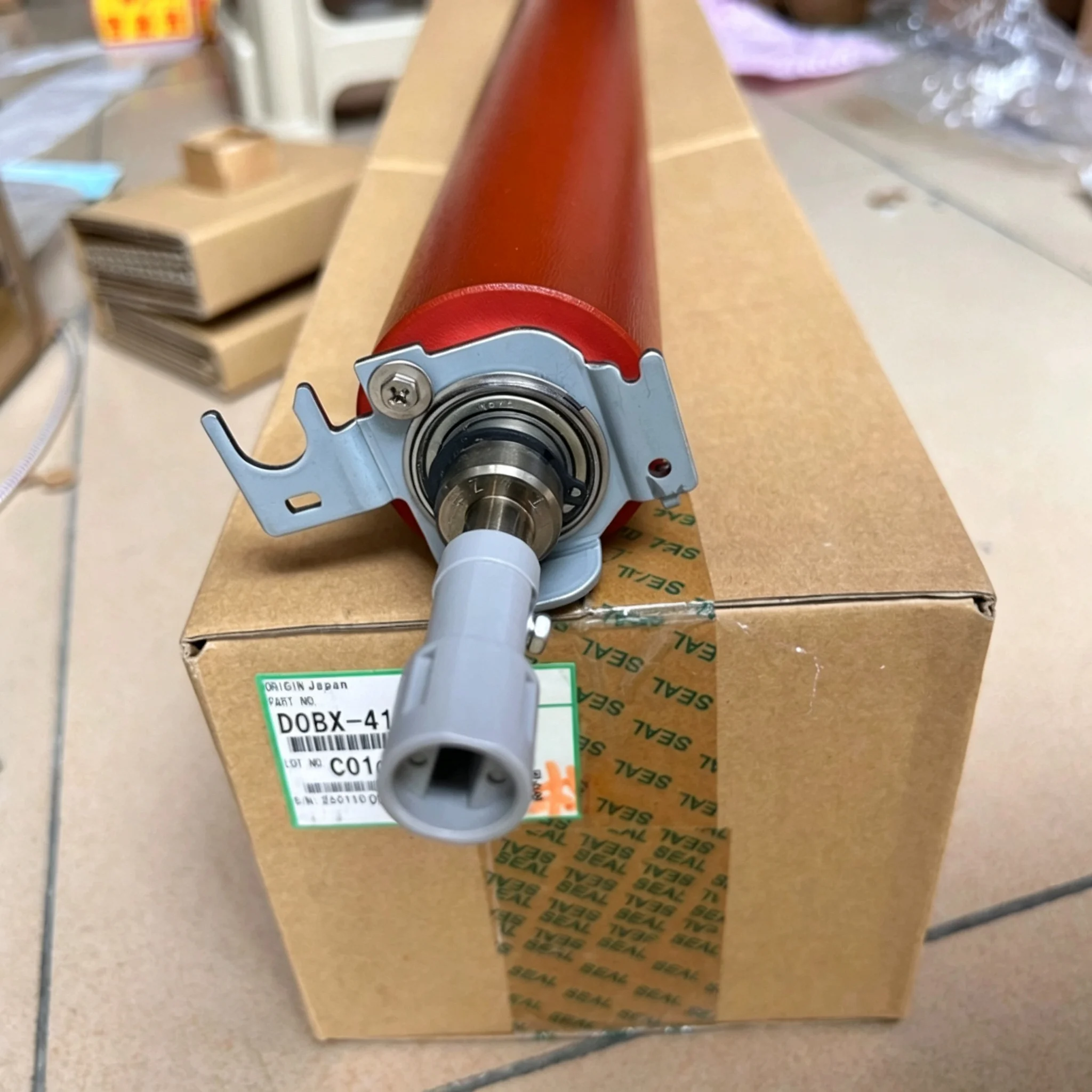 D0BX-4162 Original Genuine Fuser Red Roller Middle Roller for Ricoh Pro 8300 with bearings and brackets