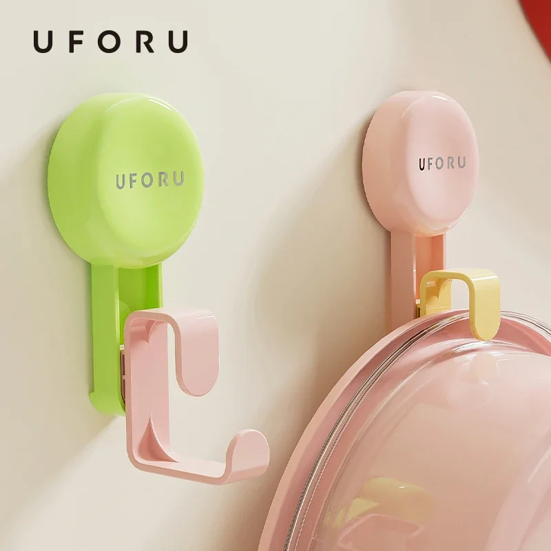 

Plastic basin storage stand Household bathroom Powerful suction cup hook dopamine punch-free wall mount basin stand