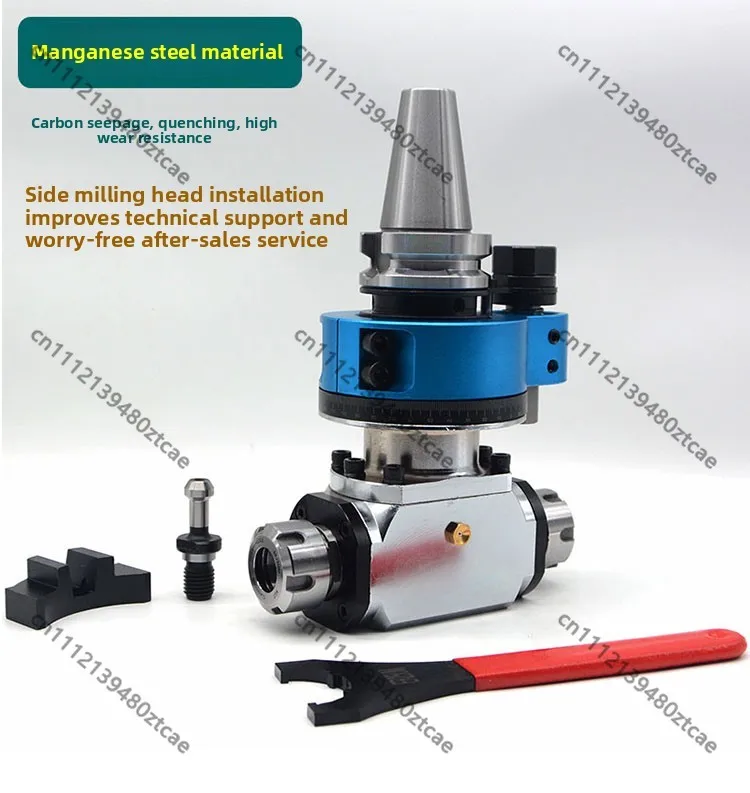 BT40 BT50 ER32 Right Angle Head 90 Degree CNC Side Milling Head High Precision Shock Resistant Machining Center Accessory