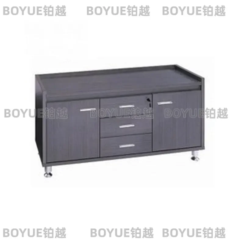 Modern Office Panel Filing Cabinet and Bookcase Storage Unit for Home Workspace Organization with Adjustable Shelves