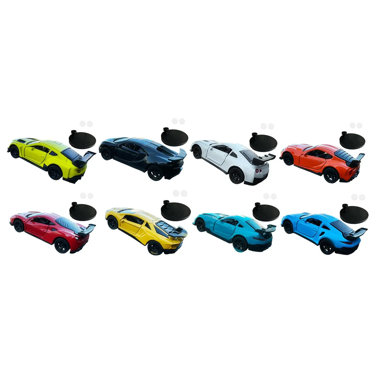 

Car Model 1/64 Universal Vehicle Turn and Follow Drift Auto Interior Accessories Car Dashboard Decoration Center Console Decor