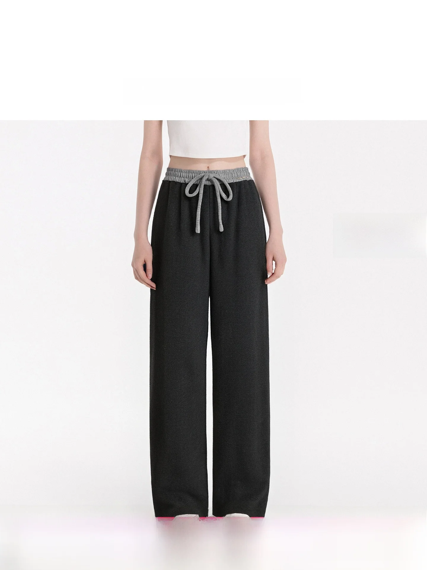 

Новые зимние женские повседневные брюки Noisy Teddy25 из флиса с завязками, теплые и удобные, модные, из полиэстера