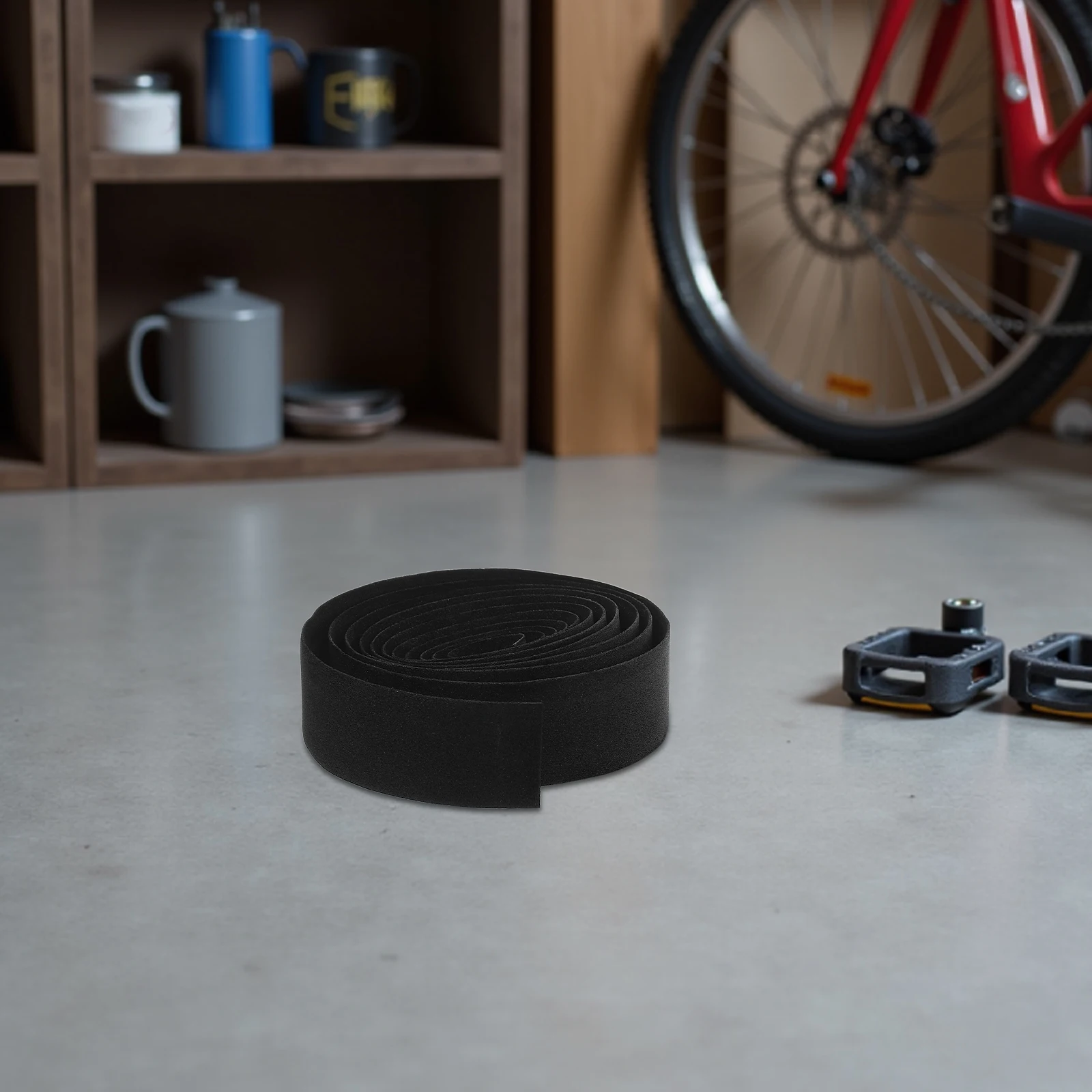 

Non-Slip Handlebar Tape Wrap For Road Bike Mountain Cork Lightest Bar Ribbon End Plugs Self-Adhesive Strips Thin-Wall