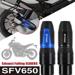 FOR SUZUKI SFV650 GLADIUS 2009 2010 2011 2012 2013 2014 2015 2016 accessories Exhaust Frame Sliders Crash Pads Falling Protector