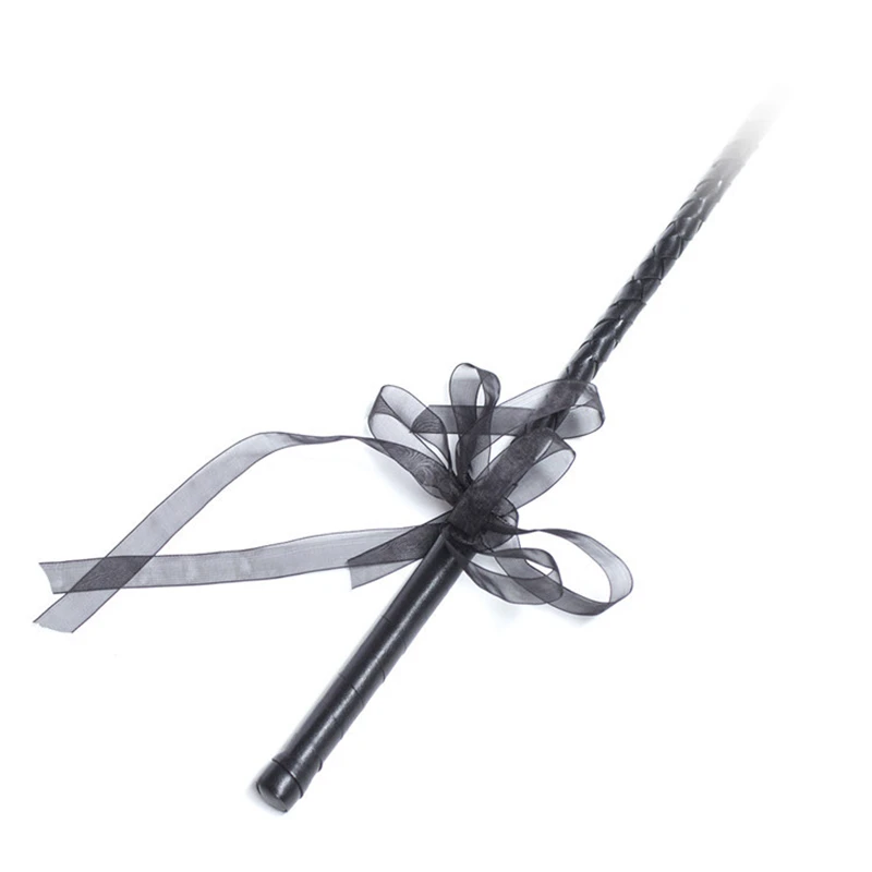 70CM Riding Crop Corium Horse Whip with Silk Bow PU Leather Premium Quality Crops Equestrianism Horse Crop