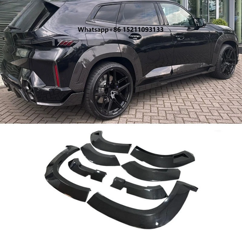 Wheel Eyebrow Factory Manufacture Tail Back Wheel Eyebrow Dry Carbon Fiber Rear Wheel Eyebrow for XM G09 RNG Style Body Kit