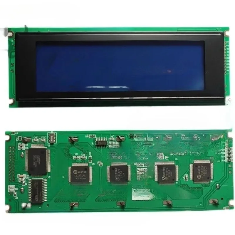 LCD 24064B graphic display module 240*64 dot matrix monochrome screen 6963 controller LCM Blue background with white text 5V