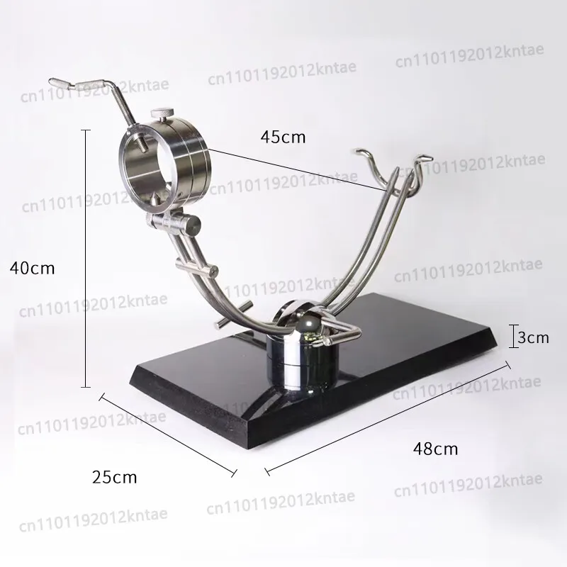 Espana  Spanish 5J Ham Holder Rack Stand Display Shelf Stainless Steel High Quality Marble 360 Degree Rotation Tool Gift