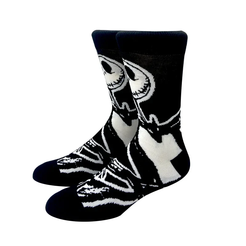 1 Pair New Anime Funny Socks Long Men\'s Socks Cosplay Hip Hop Novelty HALLOWEE Soken Skateboard Socks Women\'s Socks Size 36-45