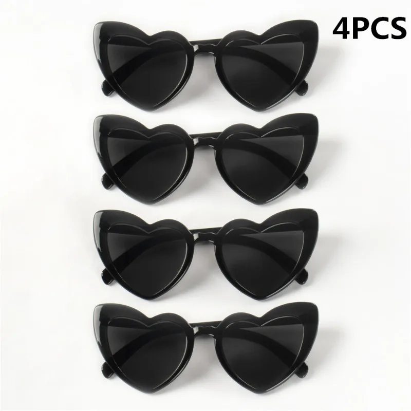 4PCS Neue Ankunft Vintage Herz Sonnenbrille Frauen Männer Kern Sonnenbrille Weibliche Brillen für Männlich Weiblich Brillen