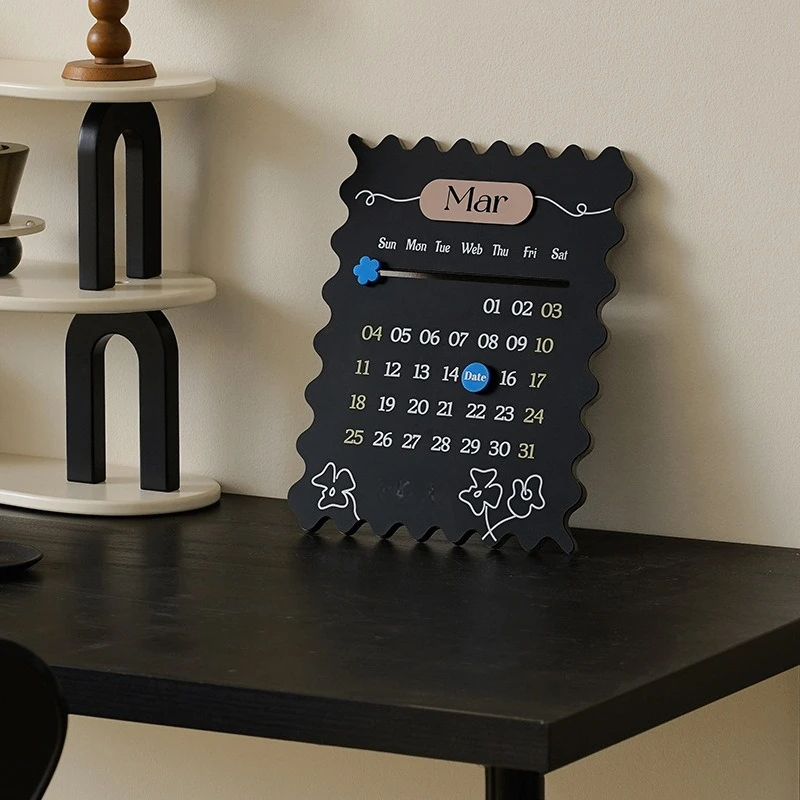 Creative Internet celebrity antique calendar wall decoration retro calendar perpetual calendar ornament wall hanging