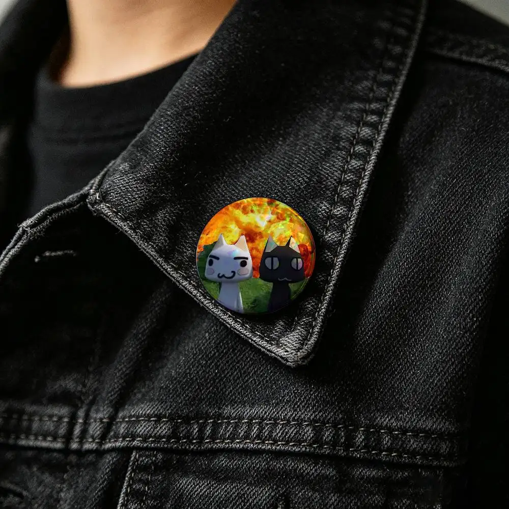 Cute T-Toro Inoues Badge Pins For Friend, Backpack, Clothing, Collectible Accessories, Jewelry Gift