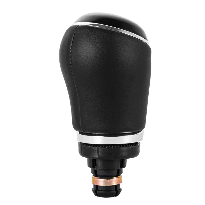 Leather Car Gear Shift Knob Head Fit for VW Golf 7 New Santana Jetta manual gear Head Handball Lever Stick Accessory 5/6 Speed