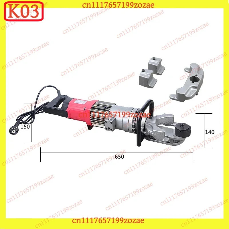 K03 Portable Electric Steel Bar Bender Reinforced Rebar Bending Machine Construction Tools 4-16mm 4-20mm 4-22mm