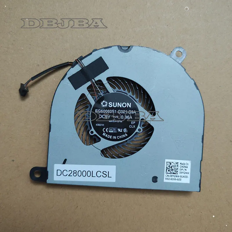 NEW For SUNON EG50060S1-C321-S9A K9601H 09YGNW 9YGNW 4-Wire Cooling Blower Fan