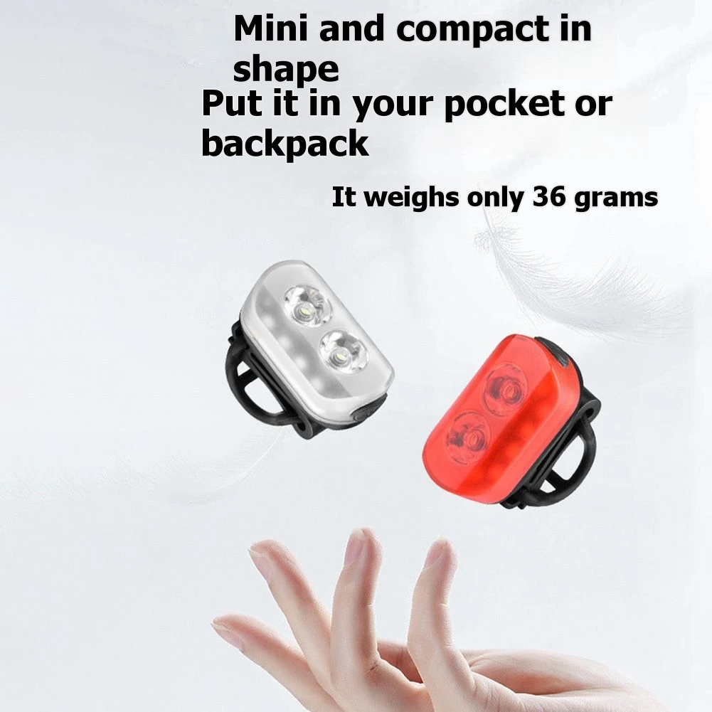 

【STOCK】Waterproof TYPE-C Rechargeable Multimodal Magnetic Taillight Bicycle Light Kit For Night Cycling Accessories