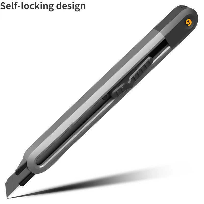 Deli 1/3-teiliges Allzweckmesser-Set, multifunktional, selbstsichernd oder Rückprall-Kunstmesser-Sets, tragbar, für Büro und Zuhause, Kurier, Unboxing-Messer