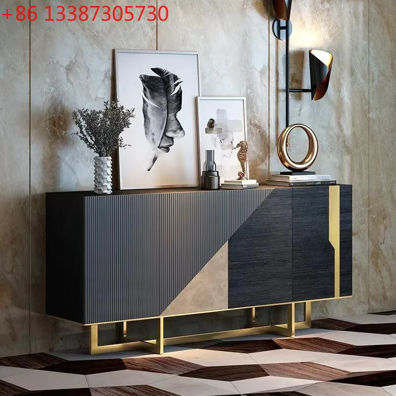 

Легкий роскошный входной шкаф Современный простой ресторан Американский боковой шкаф