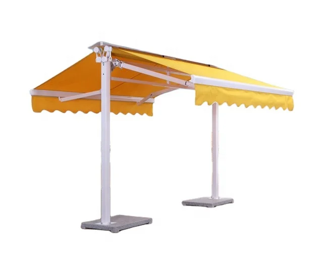 ATV&UTVFree Standing Double Side Electric Retractable Awning  Motorized Window Outdoor Retractable Awning Awning Retractable