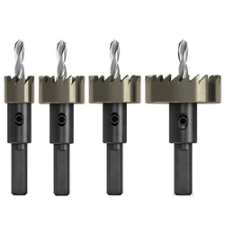 High-speed steel roasted blue hole opener metal sheet stainless steel aluminum alloy iron reamer drill bit 12-80mm reaming tools