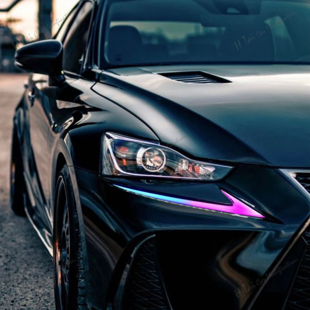 Pair LED Daytime Running Lights For 2017-2020 Lexus IS250 IS350 IS200t IS300 Sequential Turn Signal Dynamic Animation Assembly